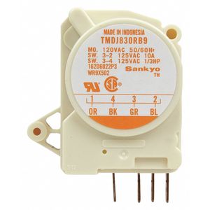 Minuteur de dégivrage de réfrigérateur WR9X502, authentique pièce d'origine (OEM), neuf, en plastique et cuivre, pour congélateur domestique, alimentation électrique, pour hôtels - Product Image 2