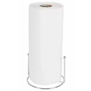 ที่ใส่กระดาษทิชชู่เหล็กโลหะสีเงินแบบทำมือที่ทันสมัยทนทานสำหรับบ้านห้องครัวแบบตั้งวางบนโต๊ะ - Product Image 1