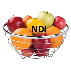 Récipient pour fruits et légumes design fait à la main Panier de rangement pour fruits fini brillant Conception créative écologique pour panier de rangement - Product Image 1