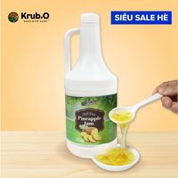 Hoogwaardige Biologische Premium Natuurlijke Ananaspoeder Bubble Tea Fruitthee 2,1kg Verpakte Flessen GLOBAL NML 12 Maanden Houdbaarheid