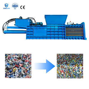 آلة كبس هيدروليكية أفقية للنفايات الورقية والكرتون والبلاستيك والإطارات المستعملة - Product Image 1