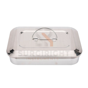 Juego básico de 13 piezas de cirugía menor con caja de acero, tijeras, fórceps, kit de soportes de agujas, kit de cirugía quirúrgica por instrumentos Surgiright - Product Image 6