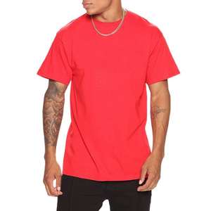 Vente en gros T-shirts boxy 100% coton délavés à la pierre à l'acide T-shirts personnalisés vintage surdimensionnés pour hommes - Product Image 3