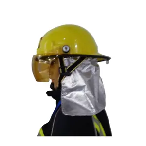 Casco de bombero con protección para el cuello, EN443
