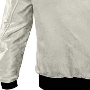 Moda 300GSM Logotipo personalizado Hombro caído Gran tamaño Color a juego Serigrafía Chaquetas universitarias para hombres - Product Image 5