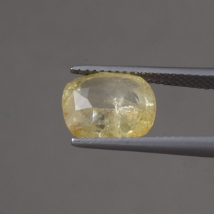 พลอยไพลินสีเหลืองธรรมชาติแบบหลวม | IGI ได้รับการรับรองเกรด AAA เบาะ10.5X10mm ตัด5.77กะรัต6มม. เครื่องประดับที่บางเบา - Product Image 2