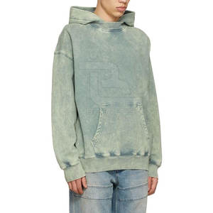 Prix raisonnable Sweat à capuche pour homme Couleur unie Design Your Own Logo Confortable Men Acid Wash Hoodie - Product Image 2