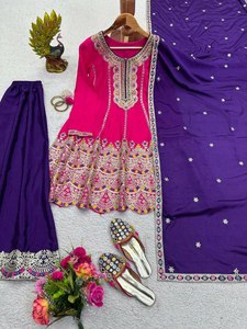 Vestidos de marca paquistaní, tienda de trabajo bordada, Salwar Kameez pakistaní para Eid, vestidos de fiesta paquistaníes - Product Image 5