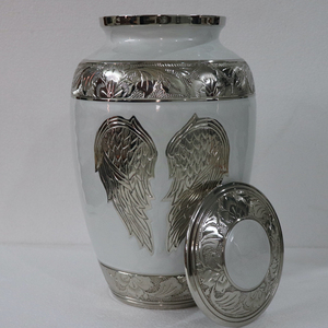 ของชำร่วยงานเผาศพโลหะโลหะทันสมัยที่เก็บขี้เถ้าได้อย่างปลอดภัยออกแบบเฉพาะ - Product Image 6