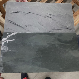 Tùy chỉnh đá tự nhiên hồ bơi đối phó không trượt gạch hiện đại <span class=keywords><strong>Slate</strong></span> cạnh pavers cho hồ bơi ngoài trời bao quanh antiacid xói mòn - Product Image 3