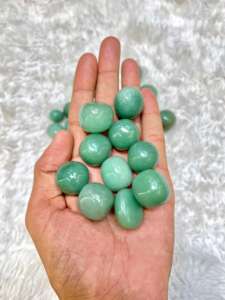 Piedra caída de Aventurina verde Natural de calidad estándar, venta al por mayor, piedras de cristal curativo de Chakra pulido para decoración del hogar - Product Image 2