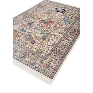 Aalam Gold Hand Knotted Wool <b>Rugs</b> Floral <b>Boho</b> Abstract Styles for Teen for Home Entryway Living Bedroom-Pae-5553 9x12 Rectangle - Product Image 2