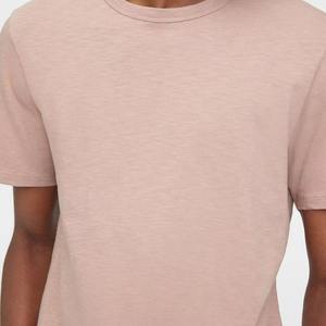 Camisetas de algodón 100% para hombre, precio al por mayor, ropa informal de media manga con cuello redondo, camisetas lisas para adultos con diseño de logotipo sólido - Product Image 6