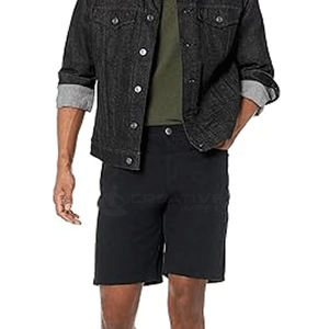 Pantalones cortos de mezclilla personalizados de alta calidad para hombres Pantalones cortos cargo de algodón de cintura media de verano caliente con servicio OEM Ropa de calle de talla grande - Product Image 4