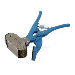 Pince à tatouer rotative en acier à 4 chaînes pour instruments vétérinaires Machine d'identification pour porcs, moutons, chèvres et bovins | Jeu de numéros A-Z et 0-9 - Product Image 1