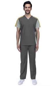 Conjunto de fregado activo ligero, tela elástica de diseño moderno, ropa de clínica de hospital de secado rápido, perfecta para enfermeras - Product Image 5