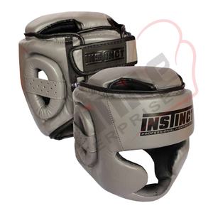 ชุดป้องกันศีรษะหนังแบบเต็มหน้าสำหรับผู้ใหญ่มืออาชีพอุปกรณ์นิรภัยชุดชกมวย - Product Image 1