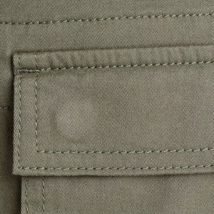 Pantalones Cortos Cargo Casuales para Hombre con Múltiples Bolsillos - 100% Algodón, Sólidos, Anti-UV, Transpirables, de Secado Rápido, Cintura Elástica, Diseños Totalmente Personalizables - Product Image 4