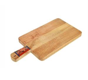 Nueva tabla de quesos de madera Rectángulo natural y tabla de cortar de madera con mango en forma cuadrada - Product Image 6