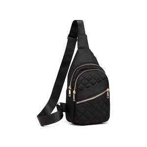 Bolso bandolera de diseñador para hombre, Bolso bandolera de piel sintética con logotipo personalizado, impermeable, bandolera para hombre - Product Image 1