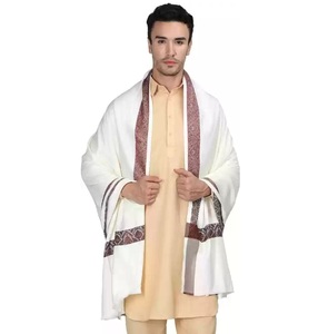 Breathable Autumn and Winter Thickened Warm <b>Men</b> Wool <b>Shawl</b> Knitting Wool <b>Shawl</b> Wholesale - Product Image 1