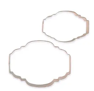 Set Of 2 Tabletop and Dining Acrylic Mats And Pads Classic Design Customized Shape and Size Acrylic Coasters