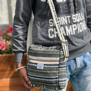 Bolsos Cruzados de Cáñamo de Diseño Nuevo, Bolso Multiusos Elegante de Yute con Material de Algodón, Bolsos de Hombro Sostenibles, Bolsos de Compras para Mujer - Product Image 4