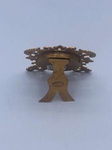 กรอบรูปดีไซเนอร์ทรงกลมสีทองแนววินเทจสำหรับตกแต่งที่วางของบนโต๊ะสำหรับงานอีเวนต์ของขวัญของที่ระลึก - Product Image 3