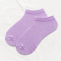 Chaussettes de compression montantes sans couture pour hommes avec logo personnalisé, antidérapantes, pour yoga et décontractées, en mélange de coton pour l'automne
