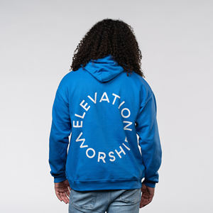 Sweat à capuche d'hiver épais imperméable 100% coton doublé uni teint en fil continu en polaire biologique haute densité Mode streetwear pour homme - Product Image 2