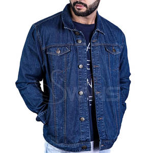 Vestes en jean pour hommes de haute qualité, style streetwear, 100% coton, coupe slim, respirantes, fabriquées au Pakistan - Product Image 1
