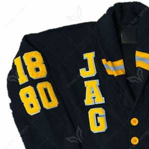 เสื้อสเวตเตอร์ถักของผู้หญิงเสื้อสเวตเตอร์ลายทางยาวโลโก้ ODM ออกแบบได้ตามต้องการ - Product Image 3