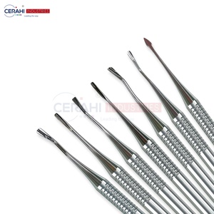 Juego de 7 instrumentos quirúrgicos dentales manuales de acero inoxidable Proximators PDL elevadores de luxación con casete de esterilización - Product Image 2