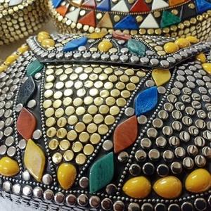 Luxury Crafts' Handmade <b>Silver</b>-Plated Metal Mosaic Rectangle Evening <b>Bag</b> Women's <b>Clutch</b> Weddings Parties Hot Selling Light - Product Image 2