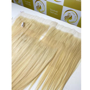 Blonde 13*4 Bonestraight HD Lace Frontal 16-22 Inches Raw Human Hair Extensions Autumn <b>Sale</b> Best Quality <b>for</b> Making <b>Wigs</b> - Product Image 2