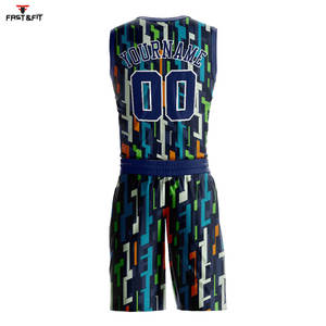 Uniforme de baloncesto de nuevo diseño hecho a medida uniformes de baloncesto profesionales sin mangas transpirables cómodos - Product Image 3