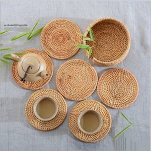 Dessous de verre en osier et jute pour décoration de table Dessous de plat Design moderne Dessous de verre élégant pour la maison Hôtel Dessous de verre de table de haute qualité - Product Image 4