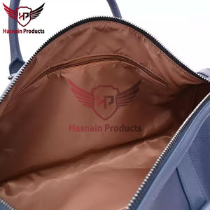 Premium Quality Men's <b>Waxed</b> <b>Canvas</b> Duffle Bag Stylish Leather Accents Multi-Functional Travel & Gym Backpack Fashion Sport Style - Product Image 4