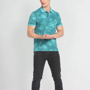 T-shirt de golf pour homme économique, col montant, style boutonné, motif uni, 100% coton, séchage rapide, personnalisable, vente en gros - Product Image 4