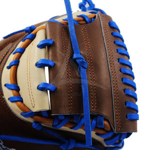 Guantes de Bateo de Béisbol de Cuero, Ligeros, Cómodos, para Práctica de Fildeo en el Campo de Béisbol - Product Image 6