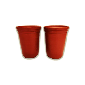 Vasos de arcilla de terracota ecológicos, cristalería duradera única para Hotel, restaurante, agua potable, cristalería duradera única - Product Image 4