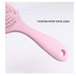 <span class=keywords><strong>Brosse</strong></span> à cheveux de haute qualité avec logo personnalisé pour les soins des cheveux, peigne, brosses en gros, outils de beauté de salon, peignes ronds démêlants, peignes à ventilation, humides et secs - Product Image 5