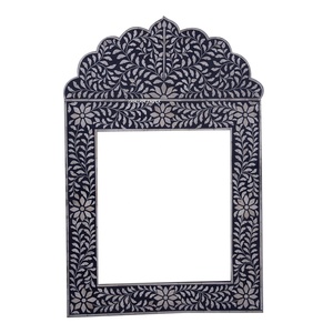 Recién llegado, muebles hechos a mano, marcos de espejo con incrustaciones de hueso, espejo montado en la pared para decoración de la pared del hogar - Product Image 4