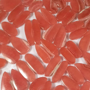 Natural Pink Rhodochrosite Pair Loose Gemstone Polished Cabochon Wholesale <b>Healing</b> Crystal Gemstone - Product Image 1