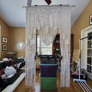 Decoraciones de Pared Hechas a Mano para Bodas, Cortina de Fondo para Arco y Tapiz Colgante de Pared - Product Image 1