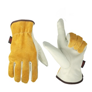 Gant de conducteur en cuir de chèvre personnalisé style uni confortable avec dos fendu de vache pour le cyclisme quotidien décontracté fête paysage de plage - Product Image 5