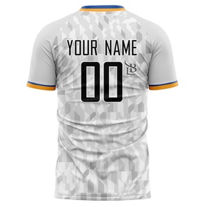 Maillot de football personnalisé pour équipe, vêtements de sport pour hommes, polyester à séchage rapide, sublimation, maillot de football avec impression de nom et de numéro - Product Image 4