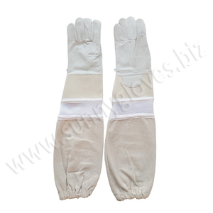 แพะหนังราคาโรงงานผึ้งรักษาถุงมือป้องกัน - Product Image 1