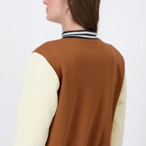 Vestes de survêtement pour femmes en tissu de laine sur mesure au prix d'usine, vestes de survêtement pour femmes à la mode - Product Image 4