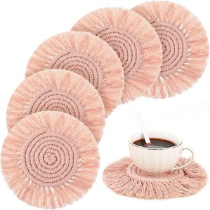 Handicrafts Design Cotton Rope <b>Table</b> <b>Coaster</b> Best for Parties and Other Functions Tableware Decorative Beast Design <b>Coaster</b> - Product Image 1